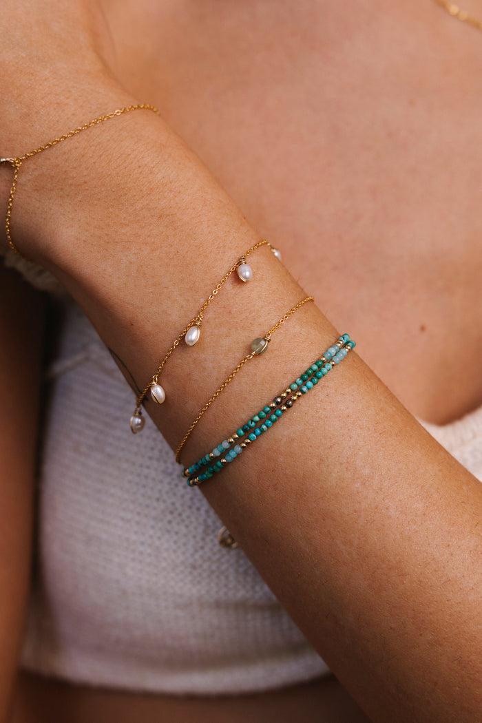 Yay Paris Embraced Bracelet - Cultured Pearls