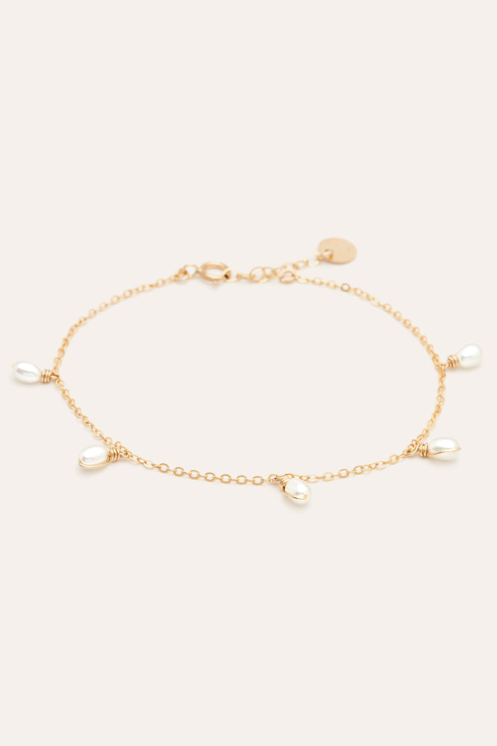 yay paris Embraced Bracelet - Cultured Pearls