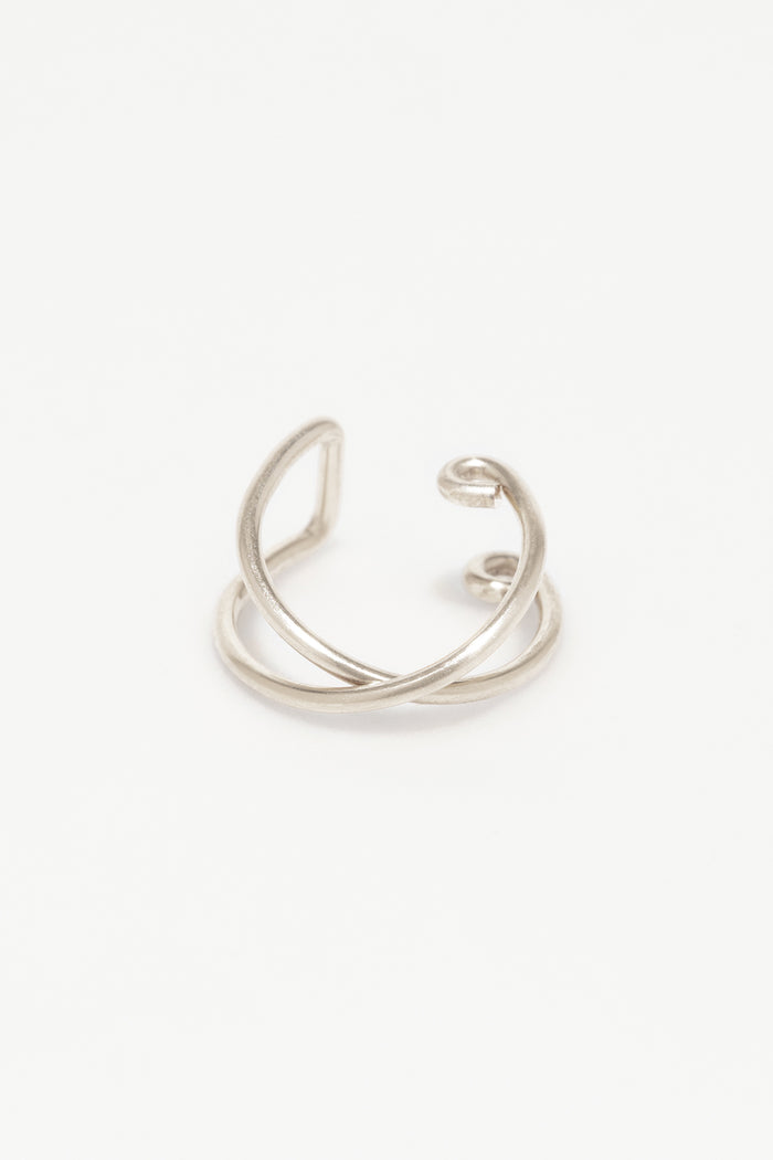 yay paris Essential Cross Fake Piercing - Silver