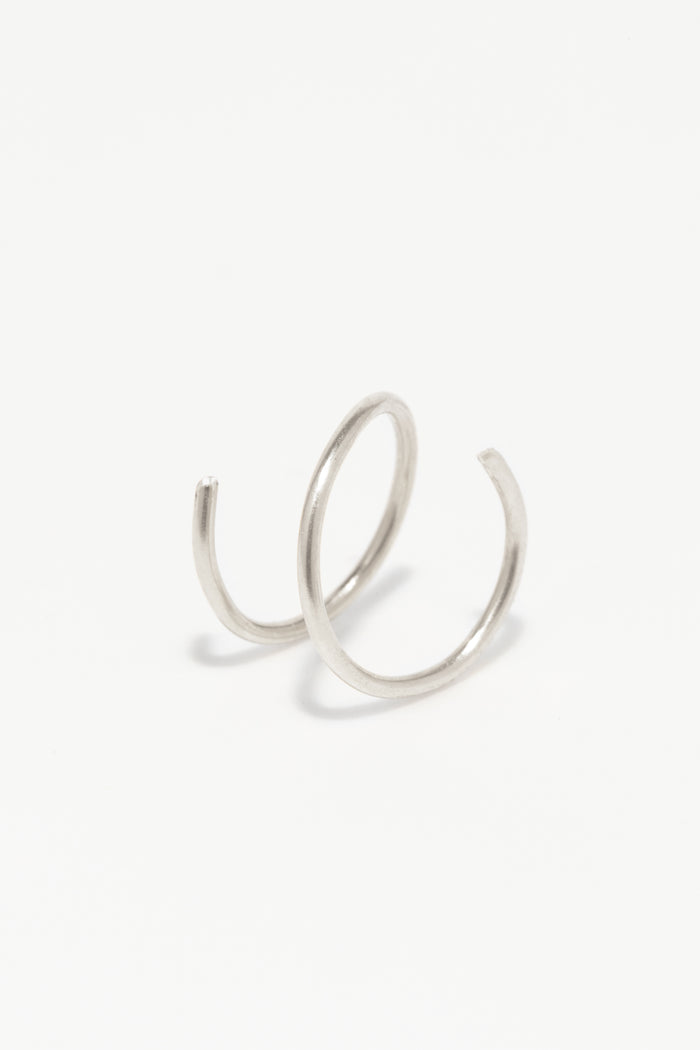 yay paris Essential Double Ring - Silver