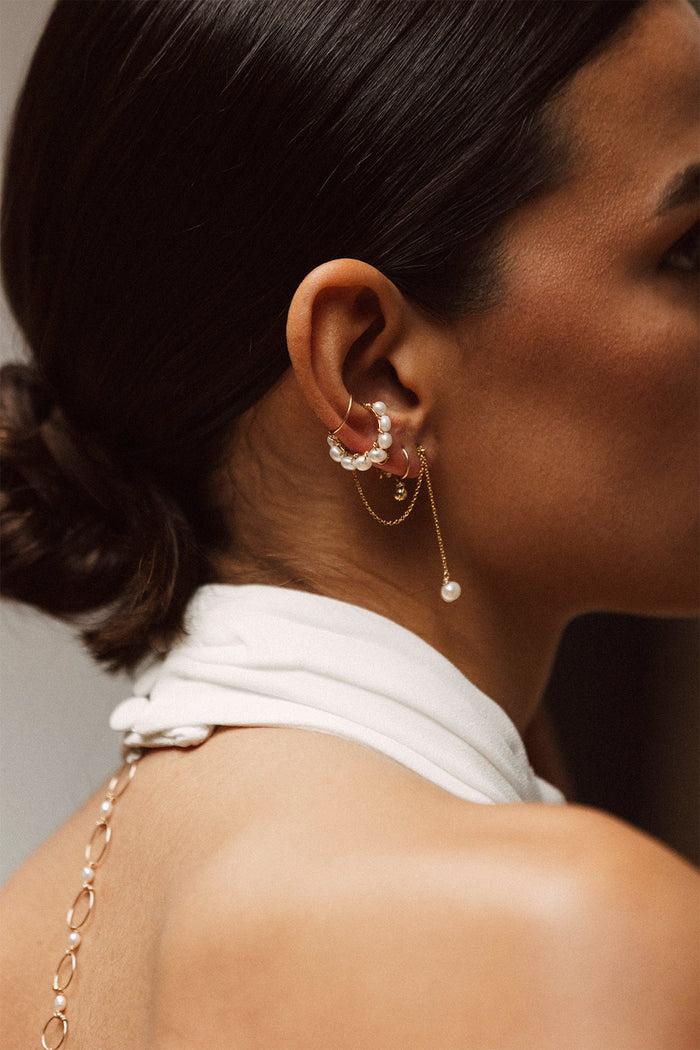 Yay Paris Fake Button Piercing - Cultured Pearls