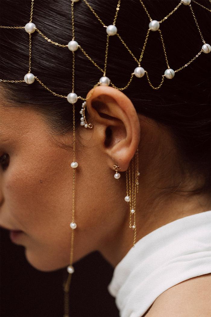 Yay Paris Fringe Earrings - Envolée De Perles