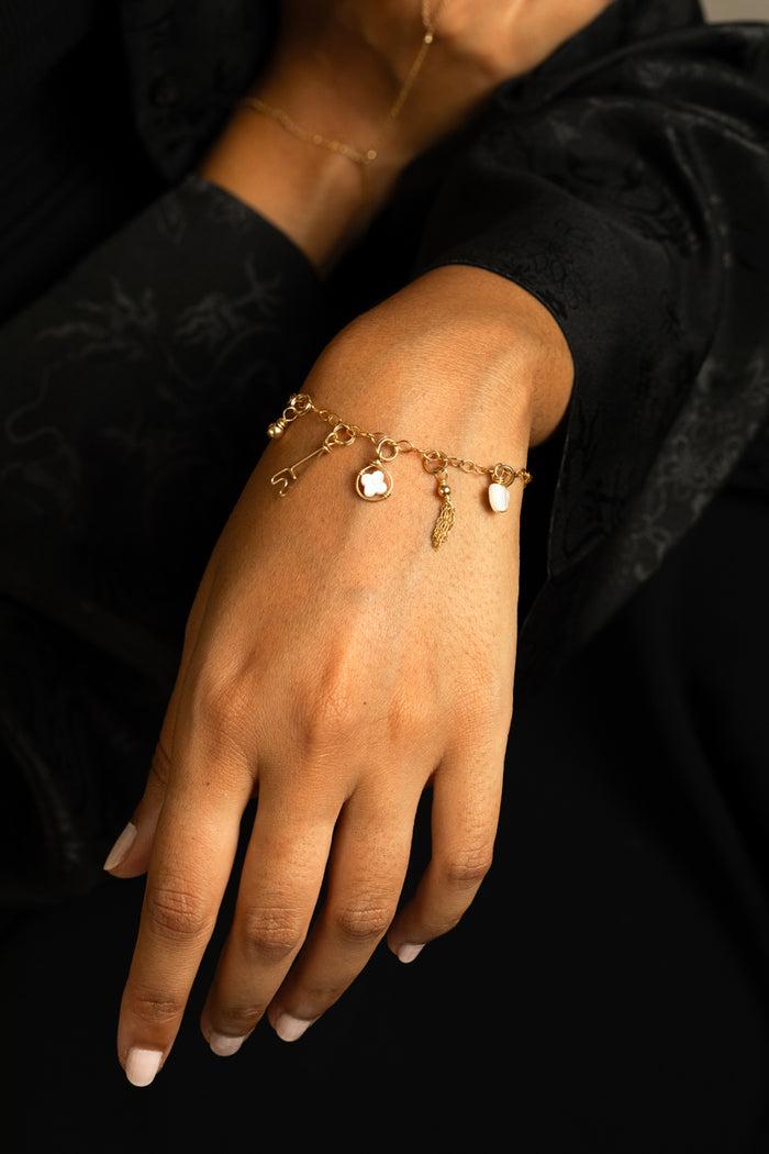 Yay Paris Gold Pompom Charm Pendant