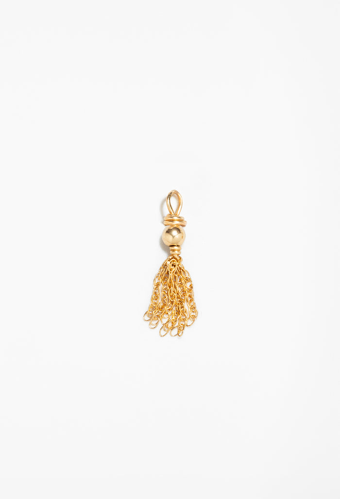 yay paris Gold pompom charm pendant