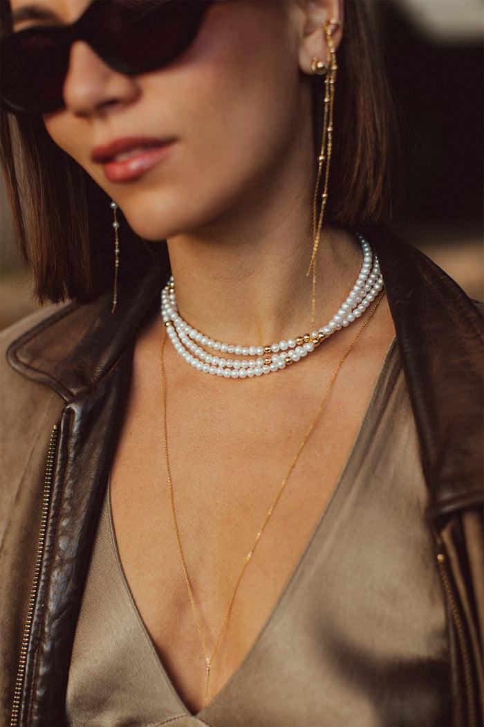 Yay Paris Grace Necklace - Cultured Pearl