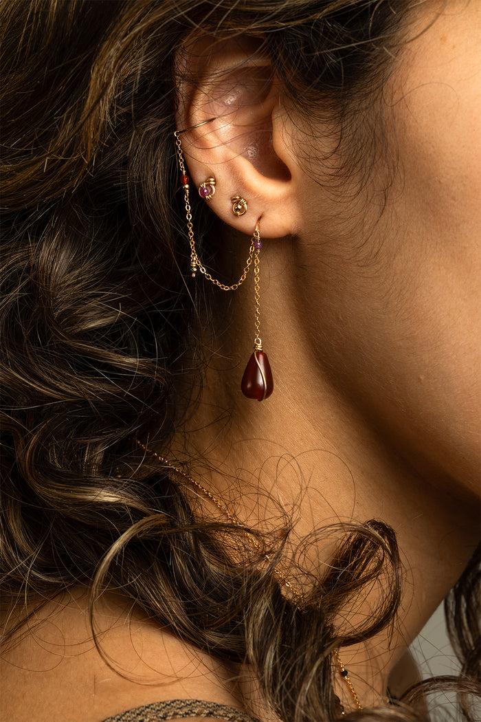 Yay Paris Joumana Ear Jewel - Flame