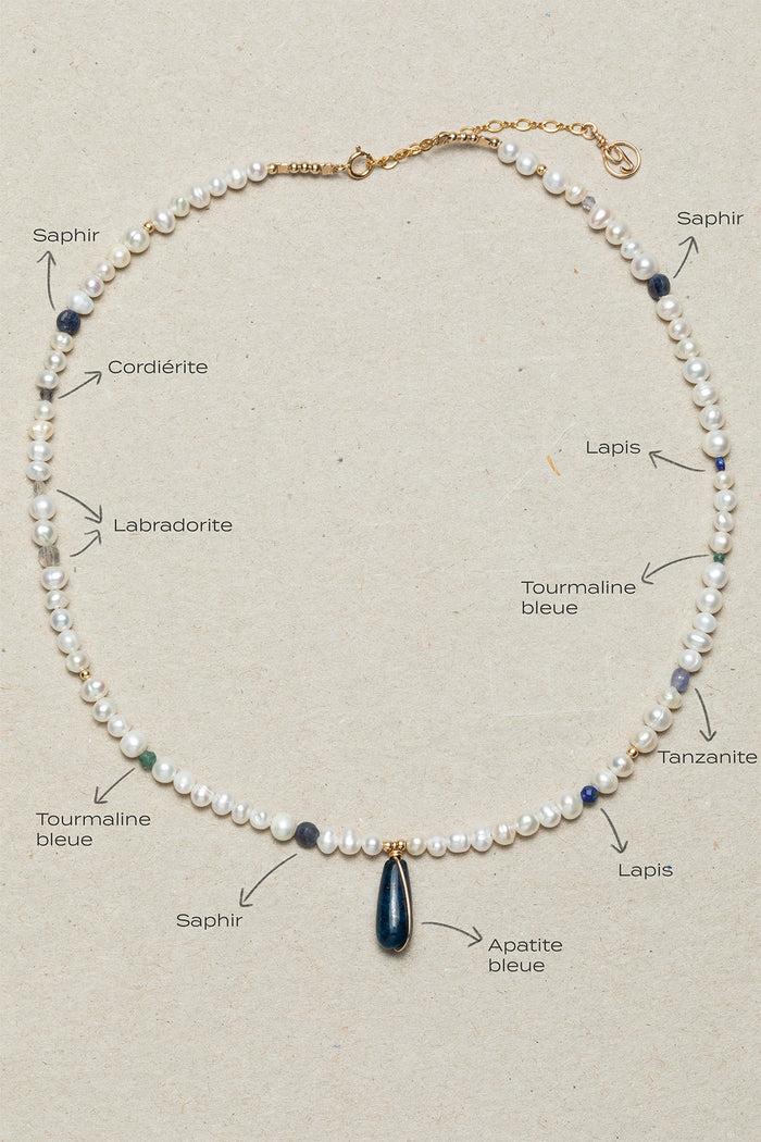 Yay Paris Joumana Necklace - Azure