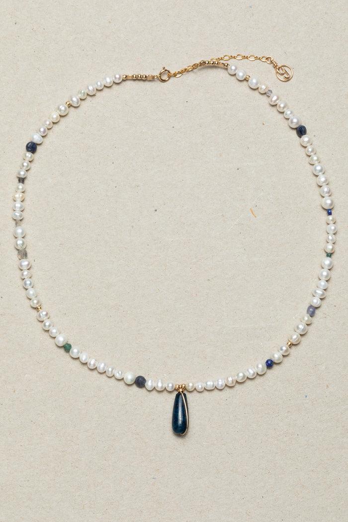 yay paris Joumana Necklace - Azure