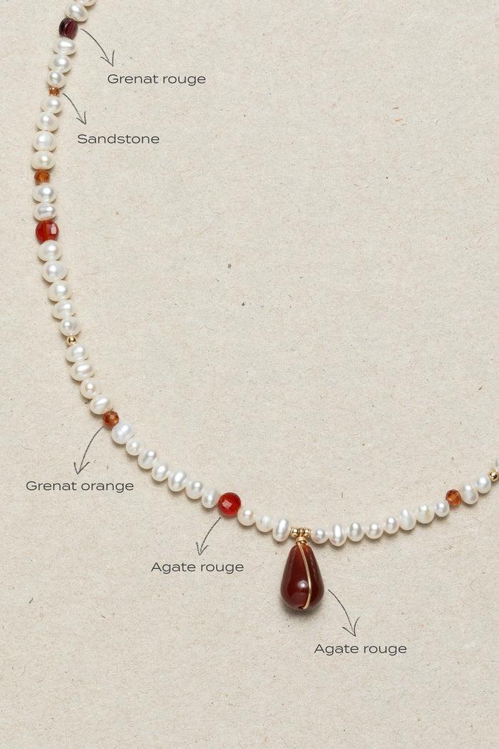 Yay Paris Joumana Necklace - Flame