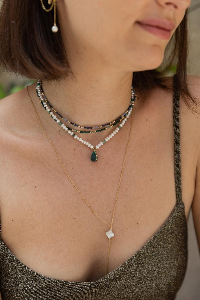 Yay Paris Joumana Necklace - Mint