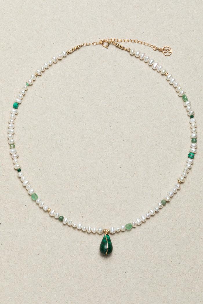 yay paris Joumana Necklace - Mint