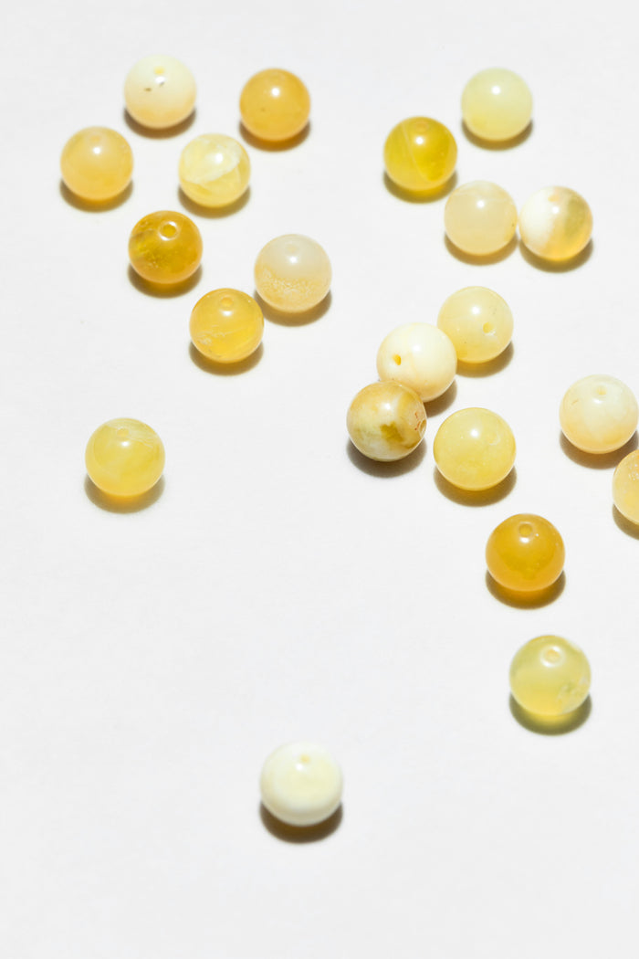 Yay Paris Lana Creoles - Yellow Opal