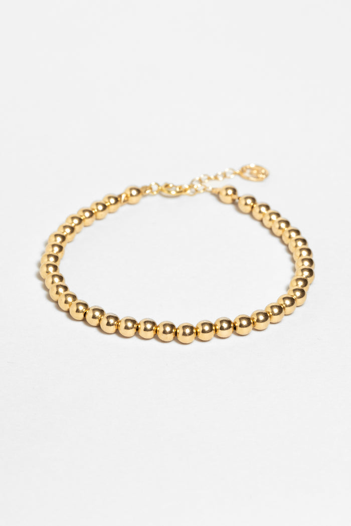 yay paris Lana Medium Pearl Bracelet - Gold