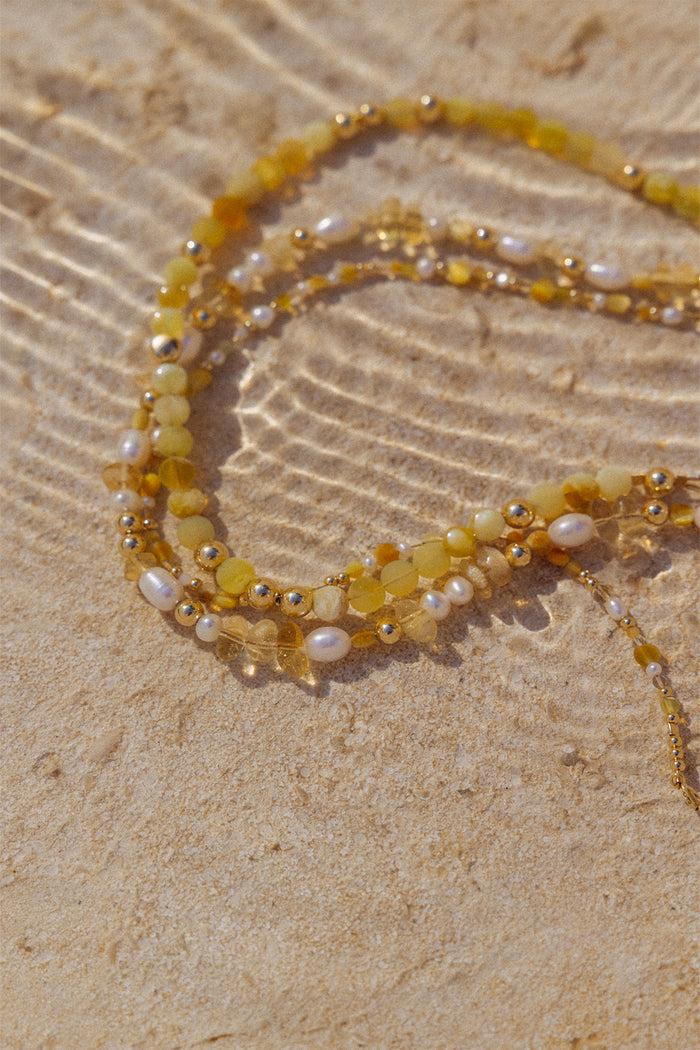 Yay Paris Lana Necklace - Yellow Opal