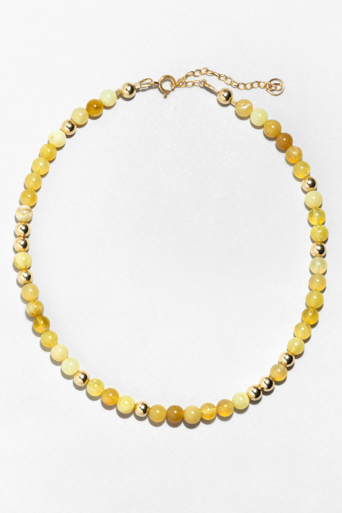 yay paris Lana Necklace - Yellow Opal