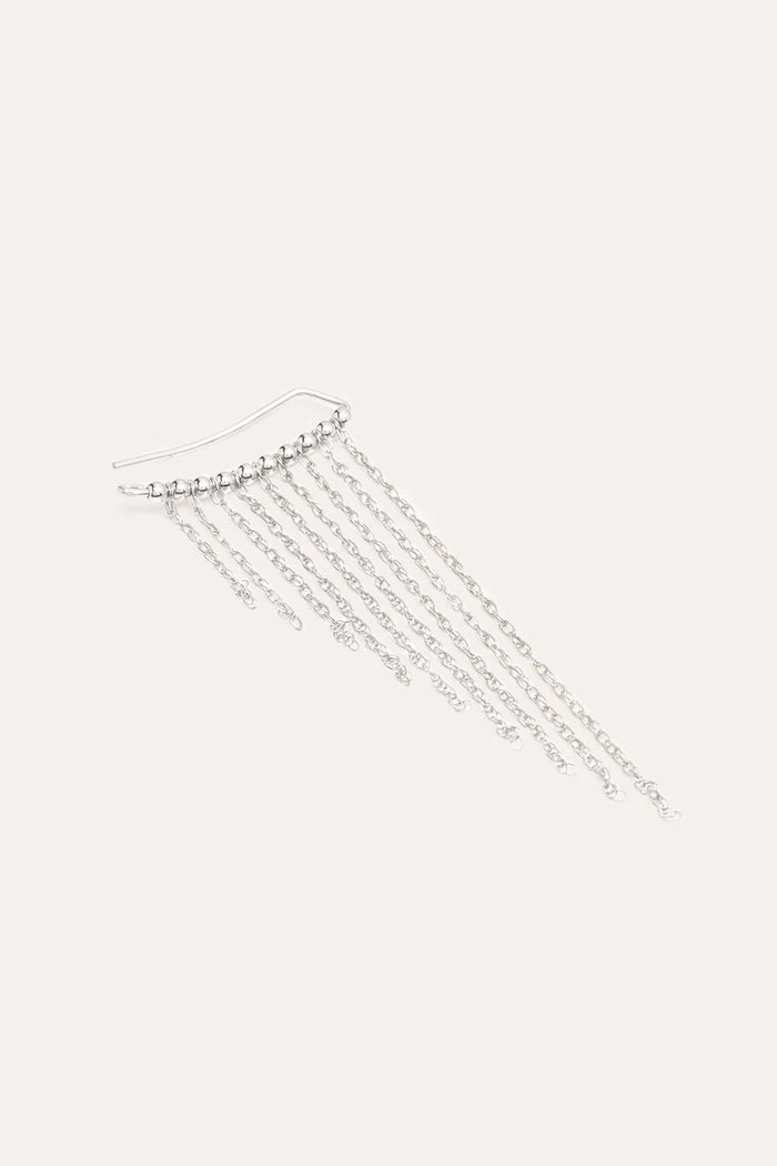 yay paris Large fringed climber - Silver