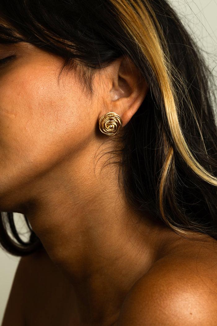 Yay Paris Large Rosa Chips - Gold