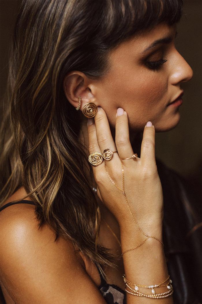 Yay Paris Large Rosa Chips - Gold