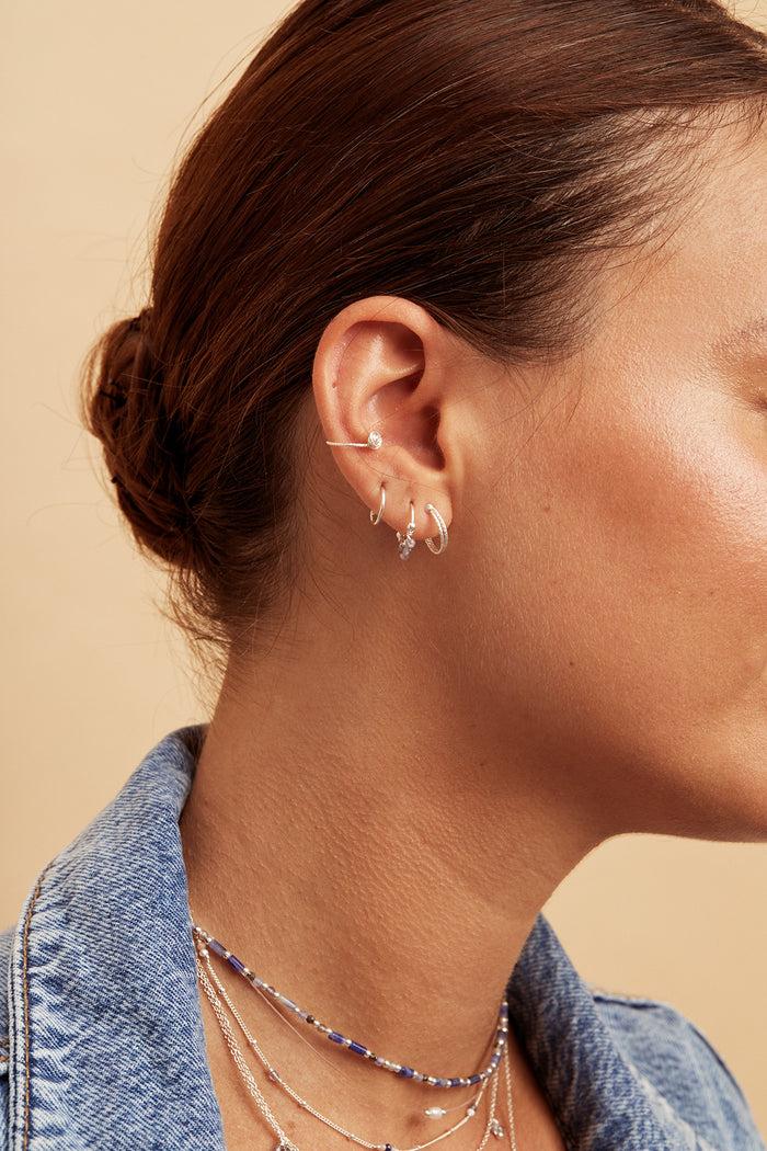 Yay Paris Mini Creoles Essential - Silver