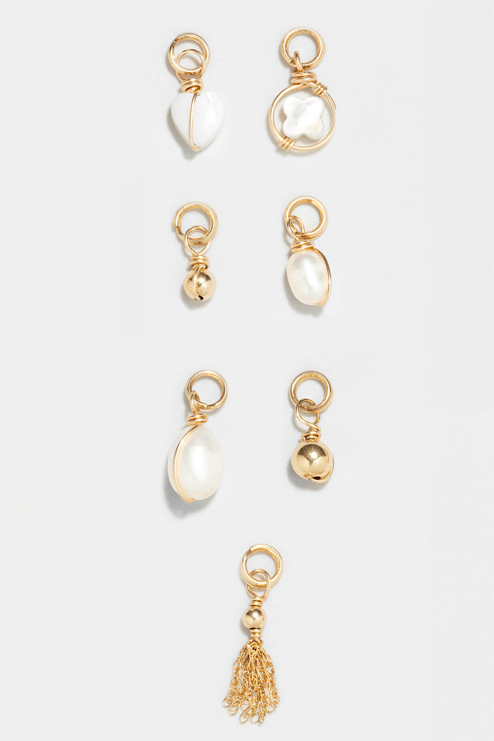 Yay Paris Mother-of-pearl Heart Charm Pendant