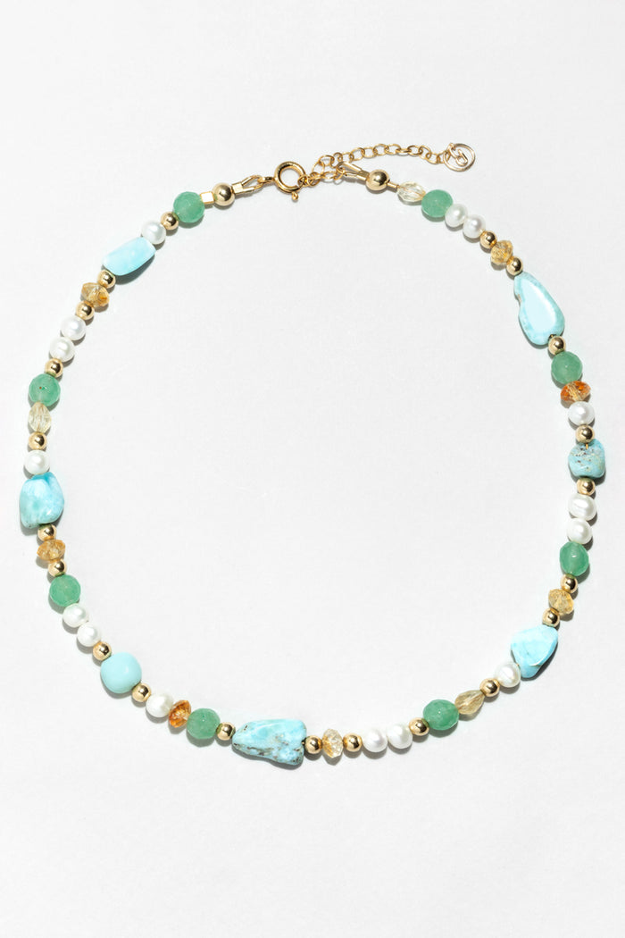 yay paris Nina Necklace - Blue Lagoon
