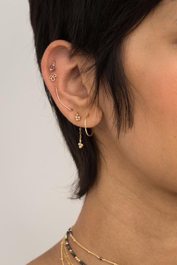 Yay Paris Petal Stud Earrings