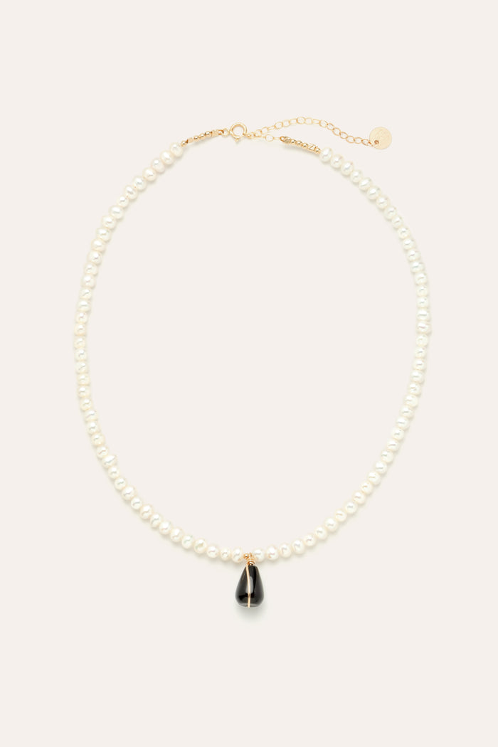 Yay Paris Poire Necklace - Cultured Pearls & Agate