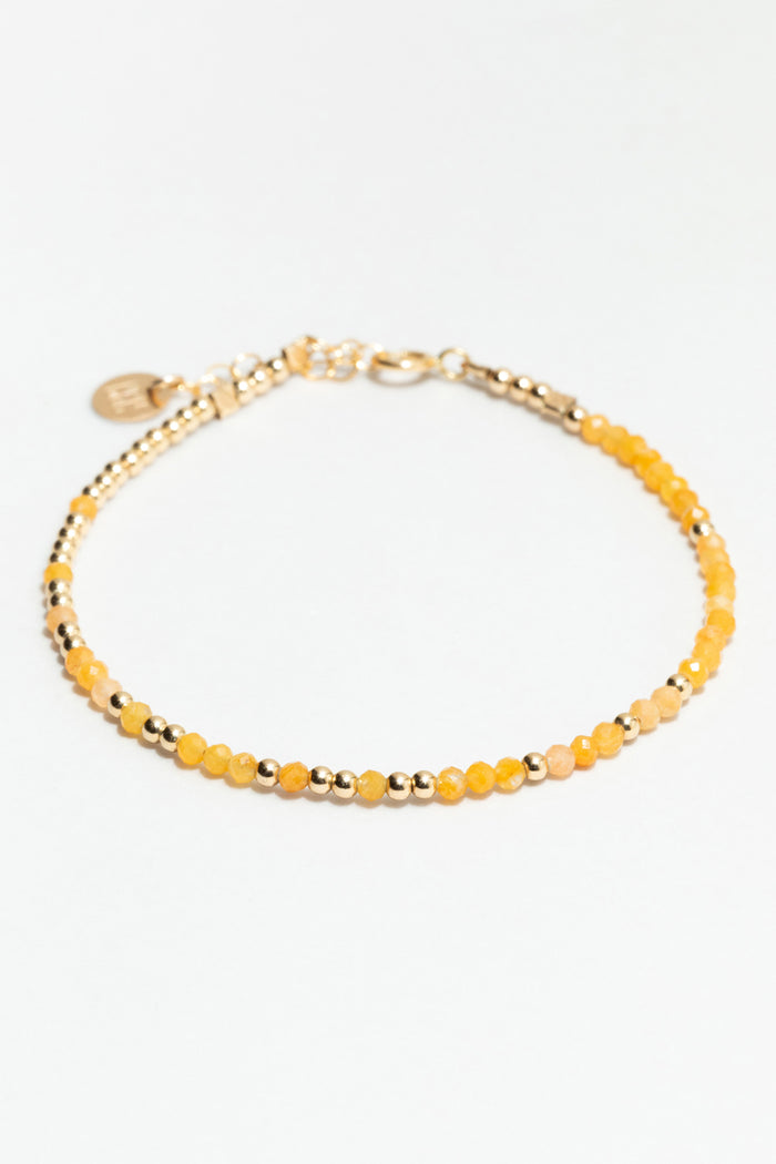 yay paris Queen Bracelet - Apricot Jade