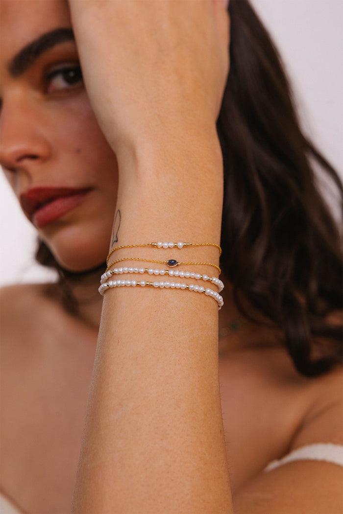 Yay Paris Queen Bracelet-necklace - Cultured Pearl