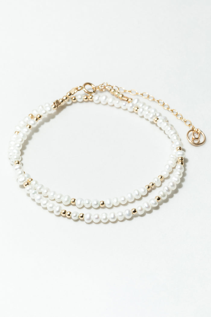 yay paris Queen bracelet-necklace - Cultured pearl