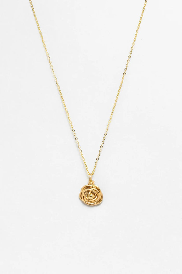 yay paris Rosa Medium Necklace Box - Gold