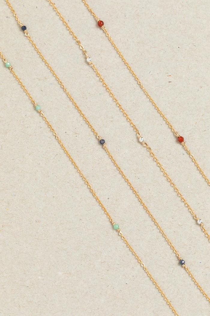 Yay Paris Satellite Bracelet-Necklace - Sapphire