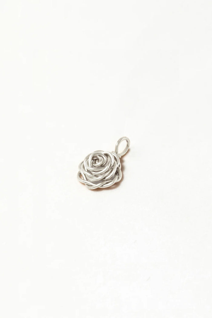 yay paris Small Rosa Pendant - Silver