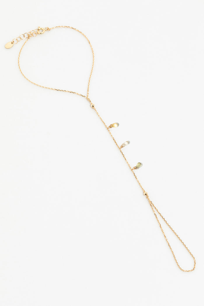 yay paris Sofia hand jewel - 750‰ gold Sapphire