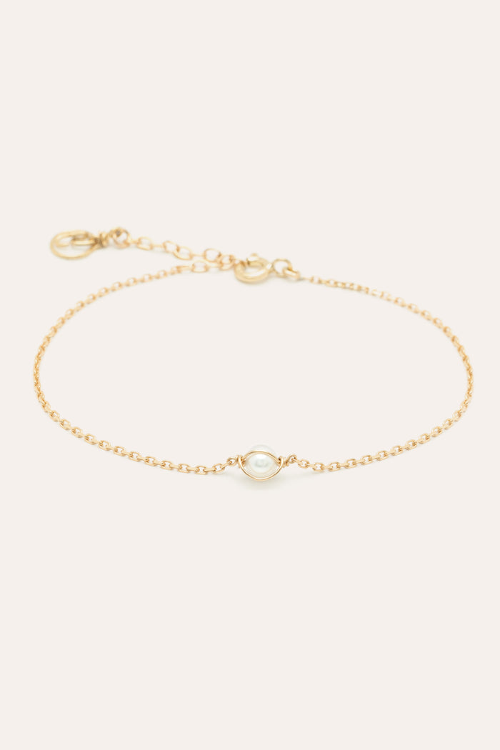 yay paris Stella bracelet - Cultured pearl - 750‰ gold