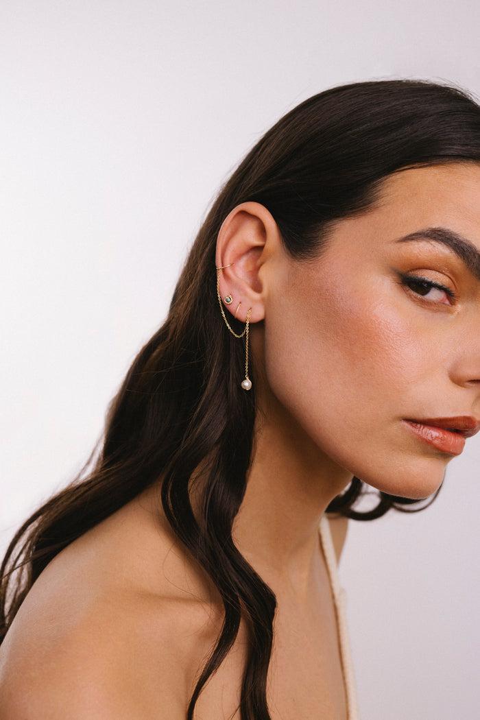 Yay Paris Stella Ear Cuff - Cultured Pearl