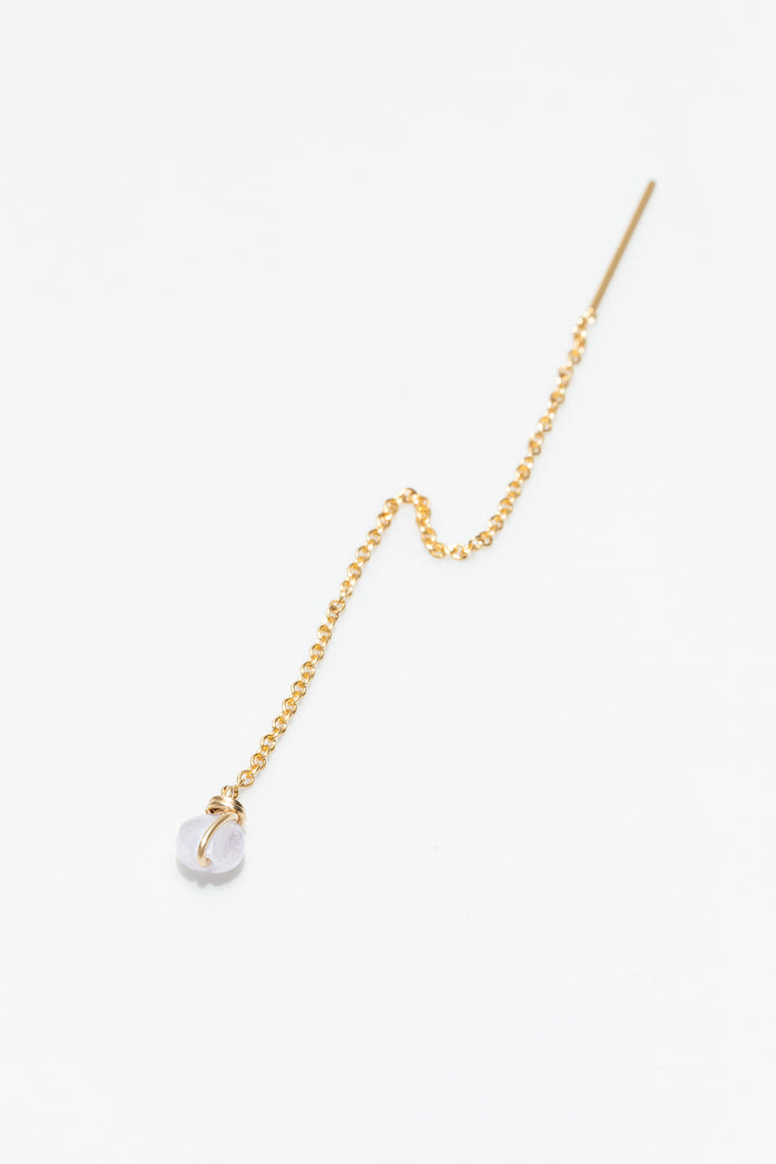 yay paris Stella ear cuff - Purple Jade