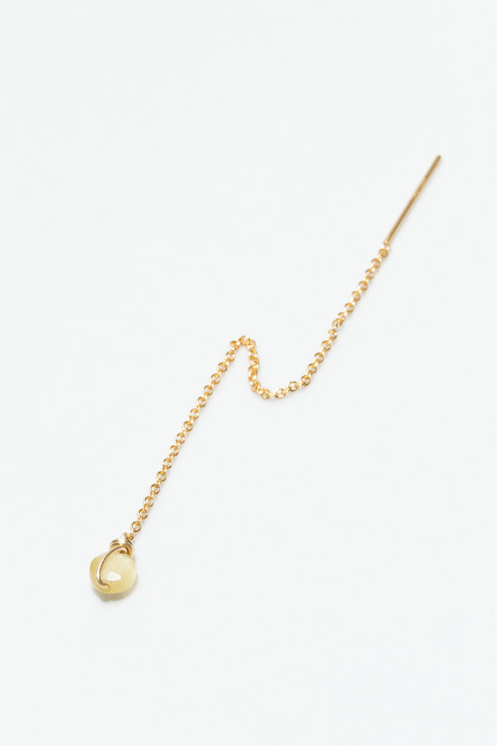 yay paris Stella ear cuff - Tiger's eye