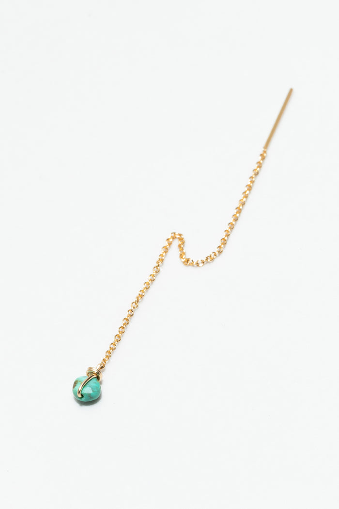 yay paris Stella ear cuff - Turquoise