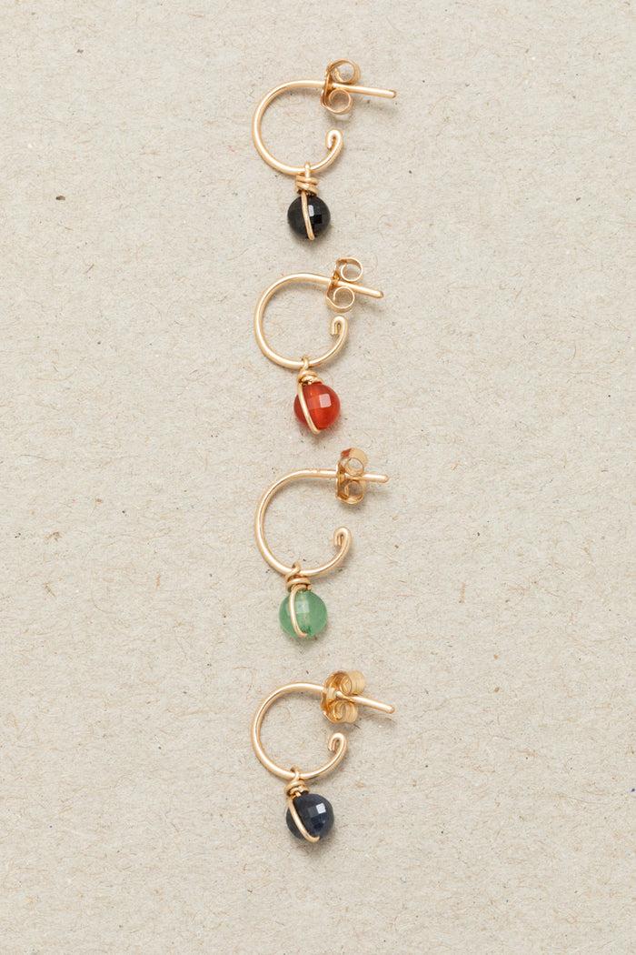 yay paris Stella mini hoop earrings