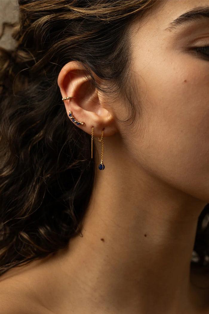 Yay Paris Stella Multi-position Ear Jewel - Sapphire