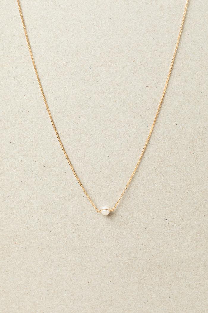 Yay Paris Stella Necklace - Cultured Pearl