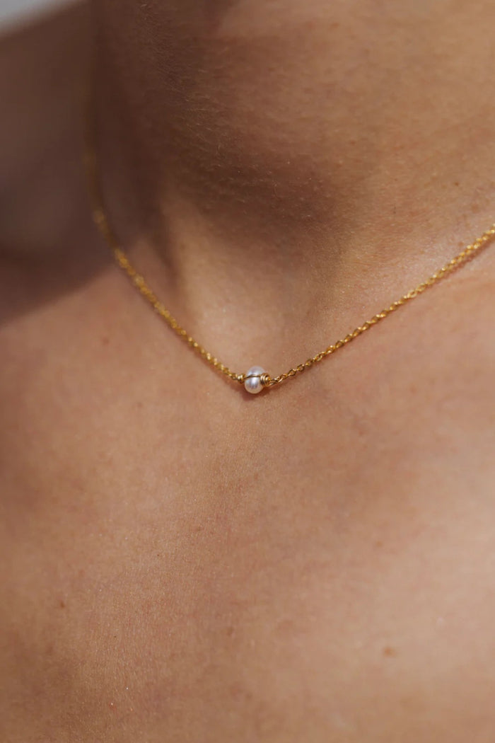 yay paris Stella necklace - Cultured pearl