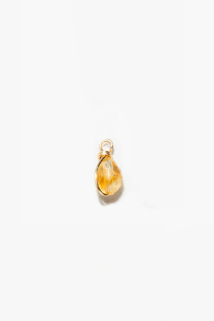 yay paris Stella Pendant - Citrine