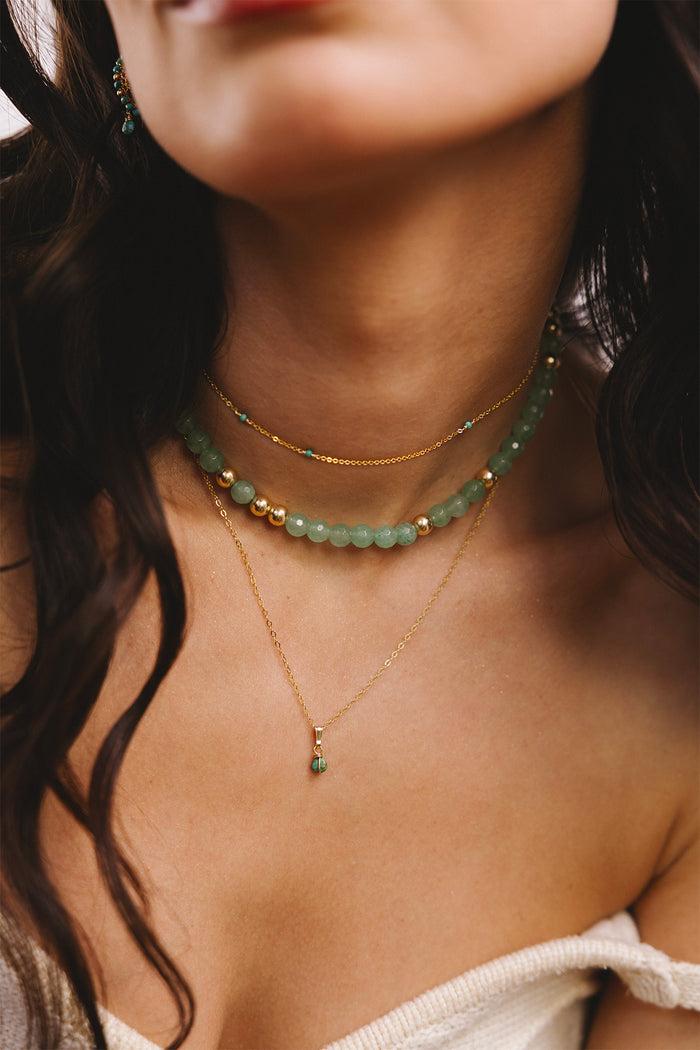 Yay Paris Stella Pendant - Turquoise
