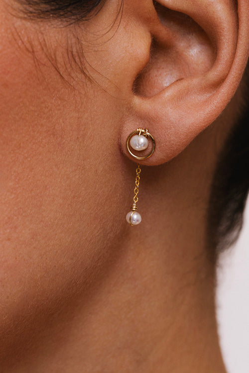 Yay Paris Swan And Stella Earrings Set