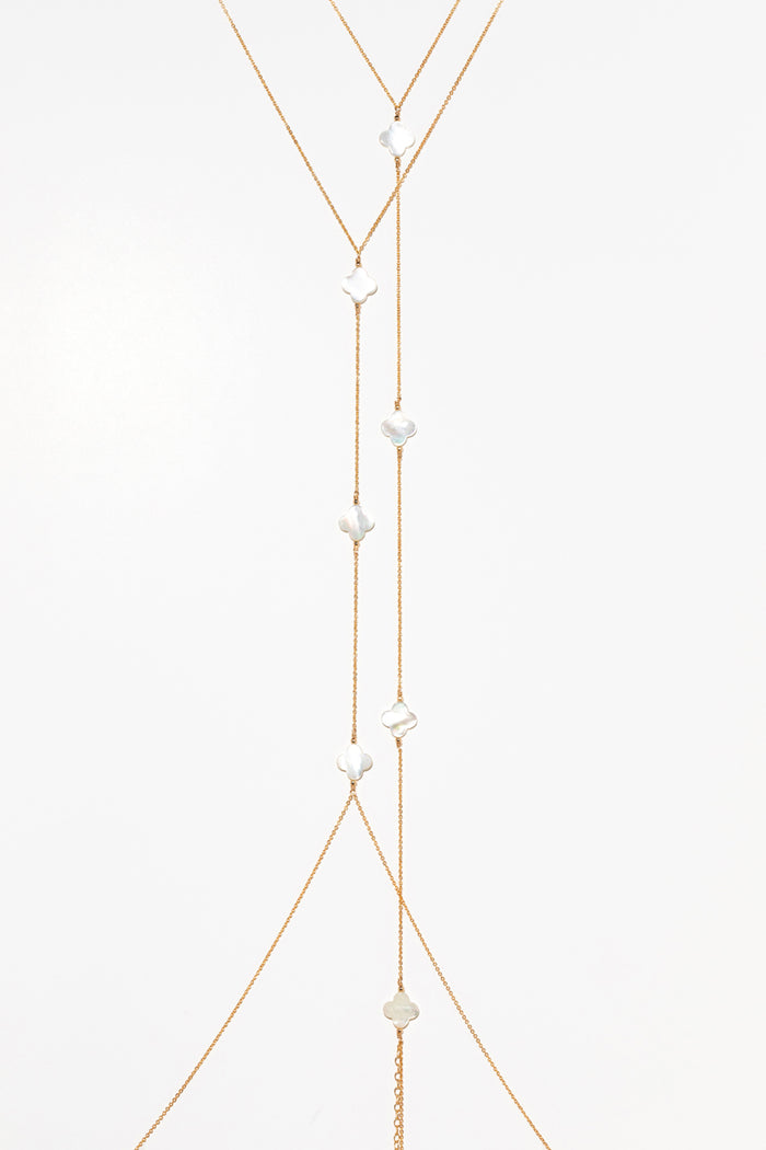 Yay Paris Swan Body Jewel - White Pearl Stars