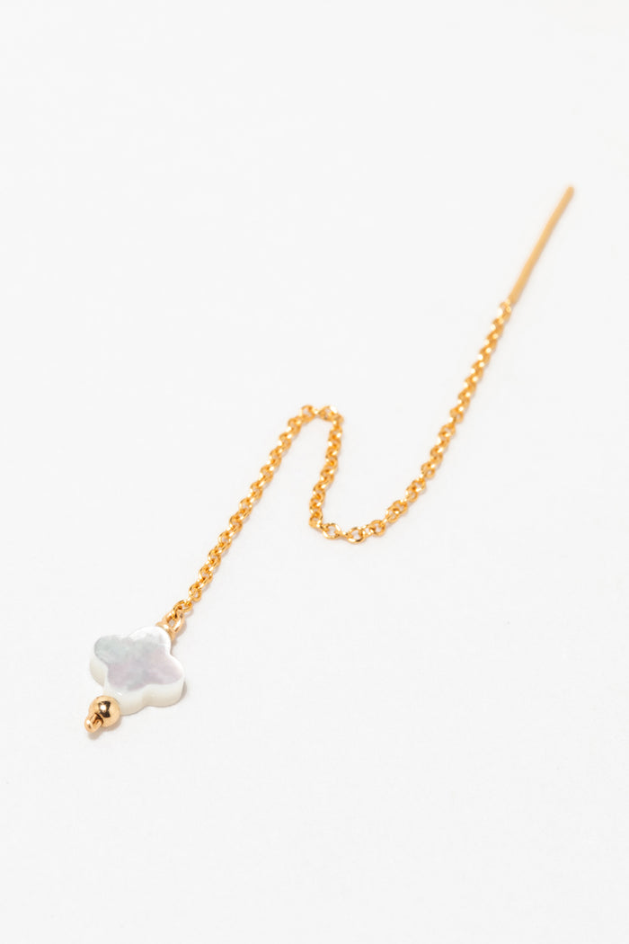 yay paris Swan ear jewel - Mother of pearl