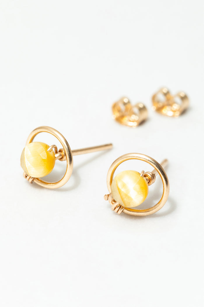 yay paris Swan Fleas - Tiger Eye