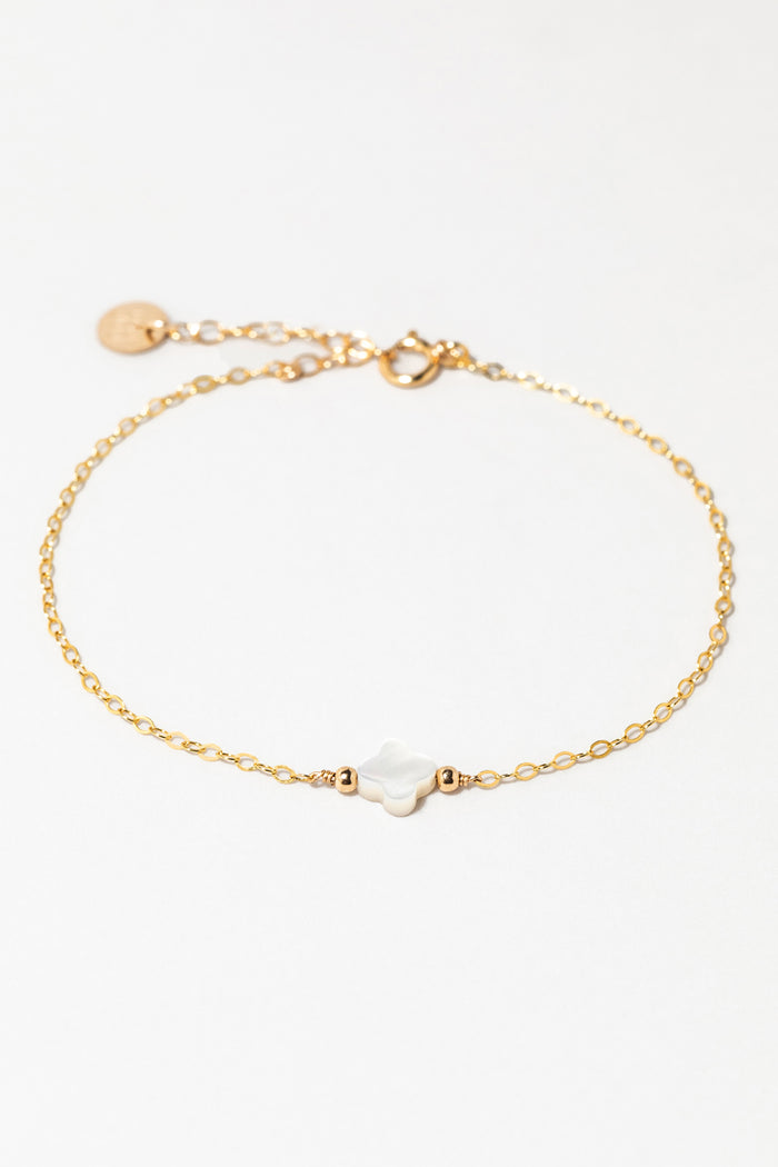 yay paris Swan Star Bracelet - Mother of Pearl